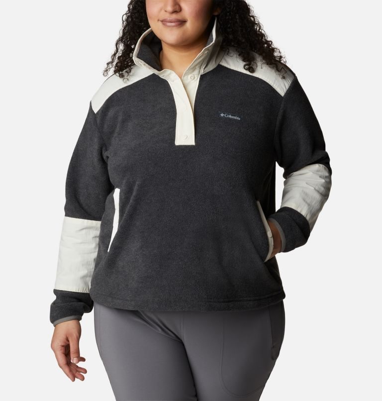 Hanorace Columbia Benton Springs Crop Dama Negrii | Plus Size YW1908Z7A